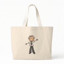 Man In Tie Stick Figure Bag by stick_figures Man In Tie Stick Figure Bag