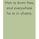 Man is born free... LADIES green babydoll t-shirts by lulasail Man is born free... LADIES green babydoll t-shirts