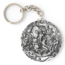 Man Is But A Worm Key Chain