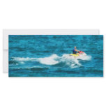 Man Jet Skiing Customized Rack Card