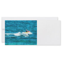 Man Jet Skiing Custom Rack Cards