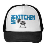 Man Kitchen Grill Trucker Hat