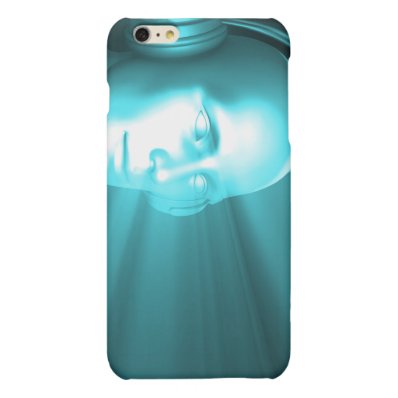 Man Listening to Music Meditating in Earphones 3d Matte iPhone 6 Plus Case