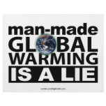 Man-Made Global Warming is a Lie flyers