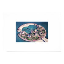 man made island of kuwait posters
