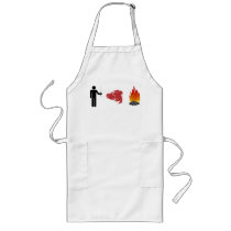 Man. Meat. Fire. aprons