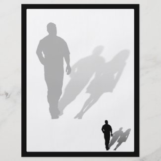 Man Missing Woman Silhouette flyer