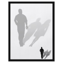 Man Missing Woman Silhouette Full Color Flyer