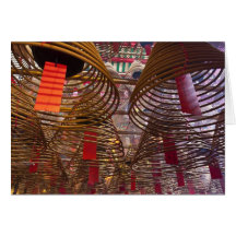 Man Mo Buddhist Temple of Hong Kong 2 Greeting Card