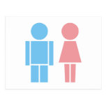 Man Mrs. one woman Postcard