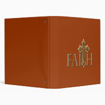 Man of Faith Vinyl Binder
