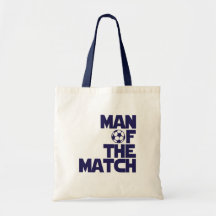 man of the match canvas bag