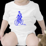 Man on a Bike - Blue t-shirts