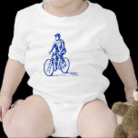 Man on a Bike - Navy t-shirts