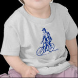 Man on a Bike - Navy t-shirts