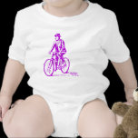Man on a Bike - Purple t-shirts