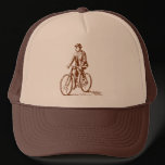 Man on a Bike - Walnut hats