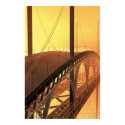 Man on a bridge posters