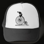 Man on a Penny Farthing - Black hats