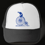 Man on a Penny Farthing - Navy hats