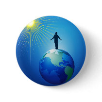 Man On Globe buttons by Lidusik Man On Globe buttons
