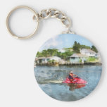 Man on Jet Ski Tuckerton Seaport Key Chain
