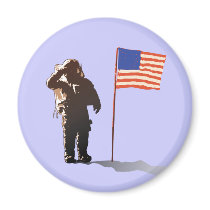 Man on the moon - Astronaut magnets