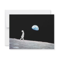 Man on the moon invitations