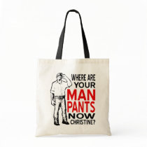 Man Pants Tote Bag