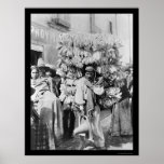 Man Peddling Corn Husks in Mexico 1895 posters