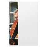 Man Playing Accordion Personalized Stationery