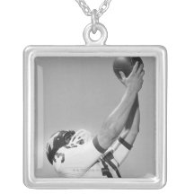 Man Playing Football Necklace