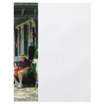 Man Reading by Book Stall Personalized Flyer