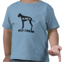 Man’s Best Friend fun dog silhouette Shirts