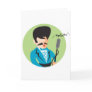 Man Singing Volare Greeting Cards
