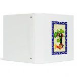 Man sleeping under monkey tree vinyl binder