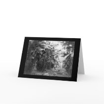 Man Standing in a Banana Tree Grove in Cuba 1917 cards