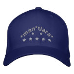 man tiara embroidered hats