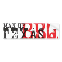 Man Up Bumper Sticker bumper stickers