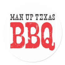 Man Up Stickers by ManUpTexasBBQ Man Up Stickers