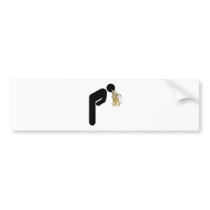 Man Vomiting Bumper Stickers