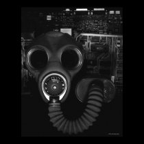 Man vs Technology #1 (BW) - Fine Art Print posters