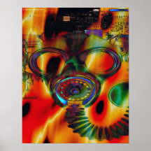Man vs Technology #3 Flame - Fine Art Print
