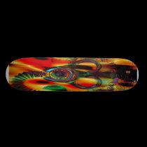 Man vs Technology #3 Flame Skateboard skateboards