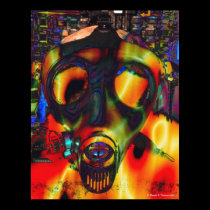 Man vs Technology #5 Flame - Fine Art Print posters
