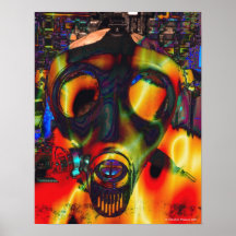 Man vs Technology #5 Flame - Fine Art Print