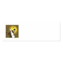 Man Wearing Top hat And Holding Lantern Business Card Templates