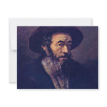 Man With A Beard. By Follower Of Rembrandt Announcements