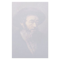 Man With A Beard. By Follower Of Rembrandt Stationery Paper
