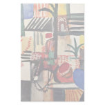 Man With Donkey By Macke August Custom Stationery